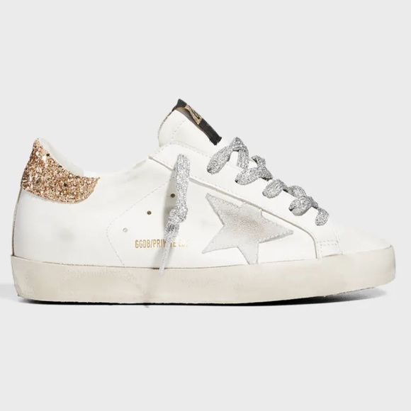 Golden Goose Shoes - ✨Private Edition✨ Golden Goose Superstar Leather Glitter Low-Top Sneakers